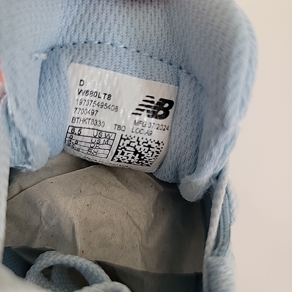 Size 6.5 - New Balance Fresh Foam 680v8 Quarry Blue Sea Salt Wide Women's Shoes - Picture 6 of 11